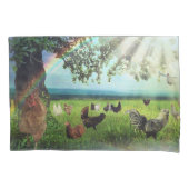 Housse D'oreillers Ciel de poulet (devant)