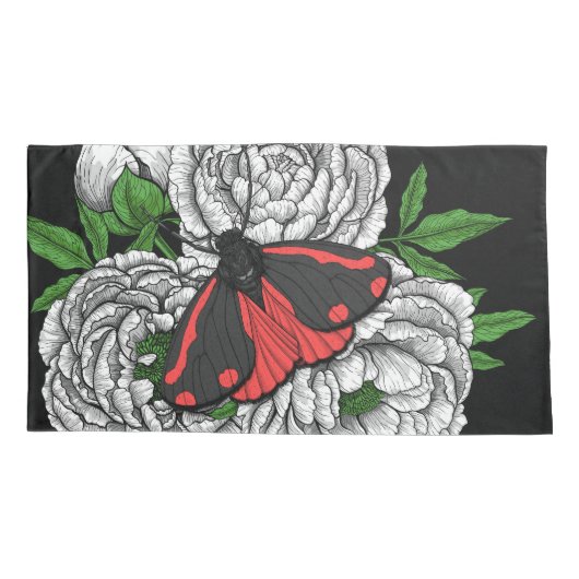 Housse D'oreillers Cinnabar moth (Dos-gauche)