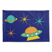 Housse D'oreillers Cinquante-neuf - couvre coussin d'âge spatial (Dos-Droit)