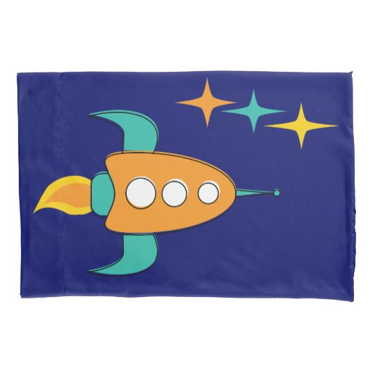 Housse D'oreillers Cinquante-neuf - couvre coussin d'âge spatial (devant-gauche)