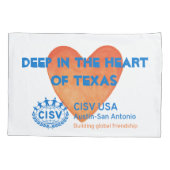 Housse D'oreillers CISV Austin Étoiles À Pillowcase De Nuit (Dos)