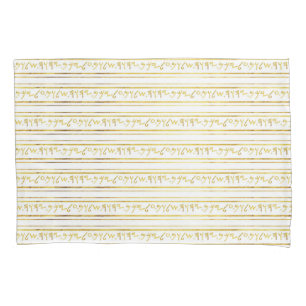 Housse D'oreillers Citation de la Bible Paleo Hébreu Gold Faux Foil