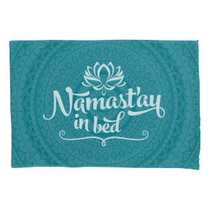 Housse D'oreillers Citation drôle de mandala de Namaste