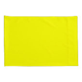 Housse D'oreillers Citron jaune standard taille Coussin Coque paire (Dos-Droit)