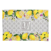 Housse D'oreillers Citron Jours Motif Gris (devant-gauche)