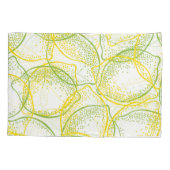 Housse D'oreillers Citrons et Limes : Motif frais. (Dos)