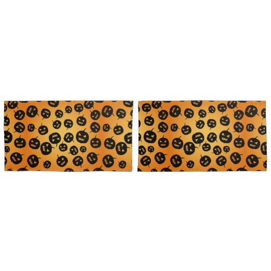 Housse D'oreillers Citrouille (devant-Set)