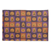 Housse D'oreillers Citrouilles d'Halloween (Dos)