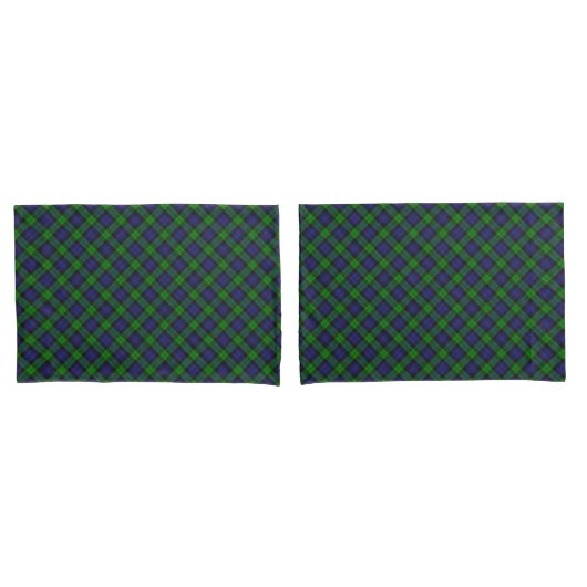 Housse D'oreillers Clan Tartan Plaid (devant-Set)