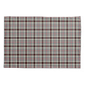Housse D'oreillers Clan Thompson Grey et Red Scottish Tartan (Dos)