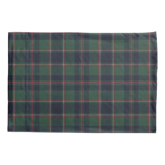Housse D'oreillers Classic Dark Blue Red Green Plaid Pattern (Dos)