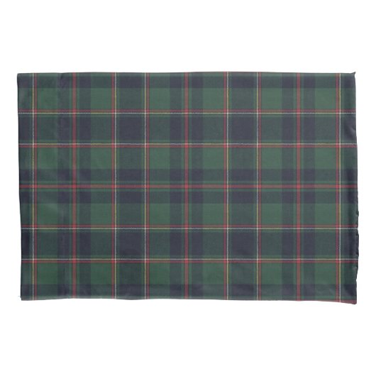 Housse D'oreillers Classic Dark Blue Red Green Plaid Pattern (devant)