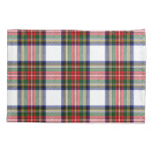 Housse D'oreillers Classic Tartan Motif Lit de vacances Noël Décor (Dos)