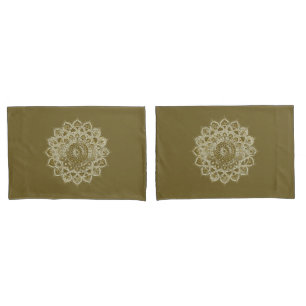 Housse D'oreillers Classique Mandala Inde Style 4