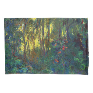Housse D'oreillers Claude Monet - Coin d'un étang avec des Nénuphars