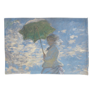 Housse D'oreillers Claude Monet Femme à l'ombrelle Beaux Arts