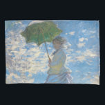 Housse D'oreillers Claude Monet - La Promenade, Femme avec un Parasol<br><div class="desc">La Promenade,  Femme avec un Parasol / Madame Monet et son fils / La Promenade / La Femme a l'ombrelle - Claude Monet,  1875</div>
