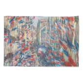 Housse D'oreillers Claude Monet - La Rue Montorgueil - Paris (Dos)