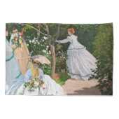 Housse D'oreillers Claude Monet - Les femmes dans le jardin (Dos)