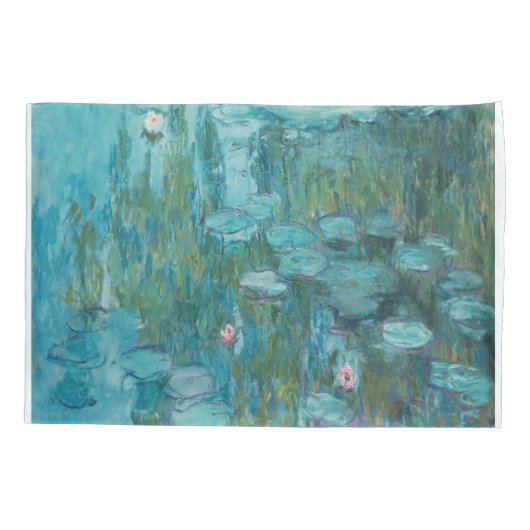 Housse D'oreillers Claude Monet - Nympheas - Water Lilies Painting (Dos)