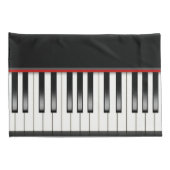 Housse D'oreillers Clavier pour piano (Dos-Droit)
