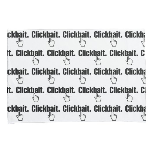 Housse D'oreillers Cliquez sur un appât. Coque coussin (devant-Droit)