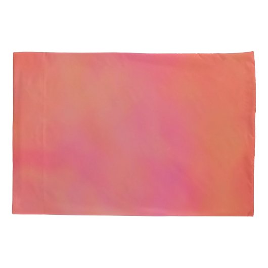 Housse D'oreillers Cloud à marbre rose et orange abstrait (Dos)