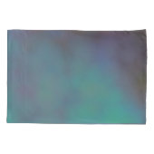 Housse D'oreillers Cloud gris turquoise et violet abstrait (Dos)