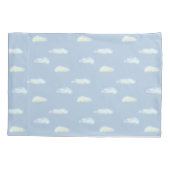 Housse D'oreillers Clouds Pastel sur bleu clair (Dos)