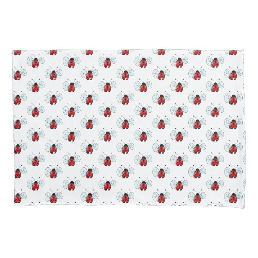 Housse D'oreillers Coccinelle (devant)