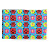 Housse D'oreillers Coccinelle de joie de jardin Cottage floral Style (Dos)