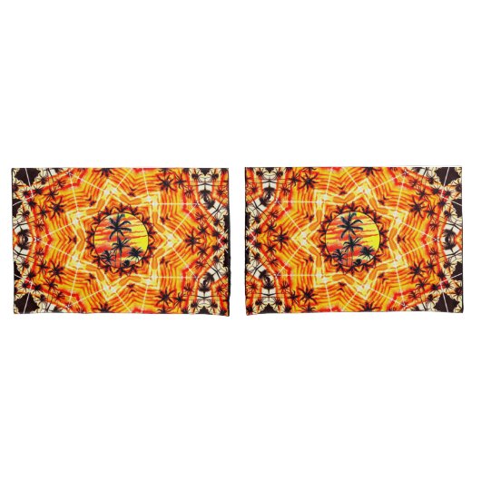 Housse D'oreillers Coco Palm Star (devant-Set)