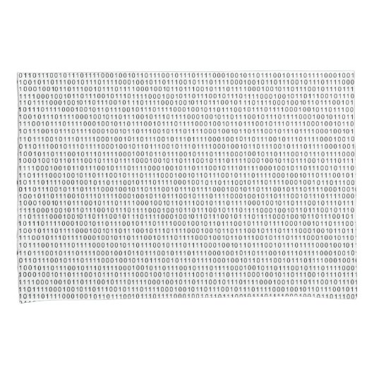 Housse D'oreillers Code binaire Bandes blanches noires (devant-Droit)