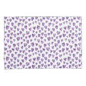 Housse D'oreillers Coeur aquarelle (devant-Droit)