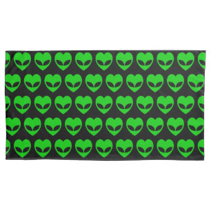Housse D'oreillers Coeur d'amour Alien