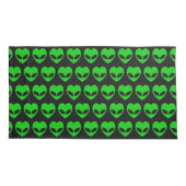 Housse D'oreillers Coeur d'amour Alien (Dos-gauche)