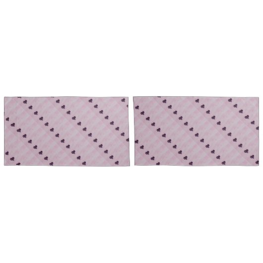 Housse D'oreillers Coeur floral (Dos-Set)