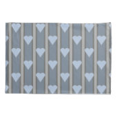 Housse D'oreillers Cœur Rayé (Dos)