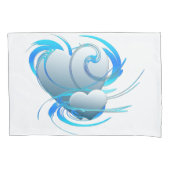 Housse D'oreillers Coeurs de tourbillon (devant-gauche)