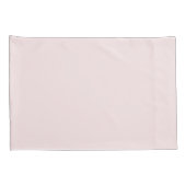 Housse D'oreillers Coeurs dorés rose (Dos-Droit)