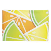 Housse D'oreillers Coincés d'agrumes funky (Dos)