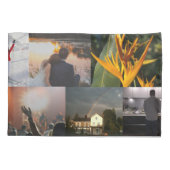 Housse D'oreillers Collage photo personnalisé (Dos)