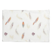 Housse D'oreillers Collection Boho de luxe en plumes branchées (Dos)