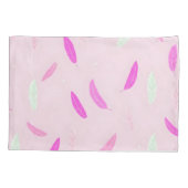 Housse D'oreillers Collection Boho de plumes tendance de luxe (Dos)