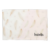 Housse D'oreillers Collection Boho Plumes Modernes Luxe (devant)