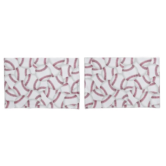 Housse D'oreillers Collection de baseball (devant-Set)