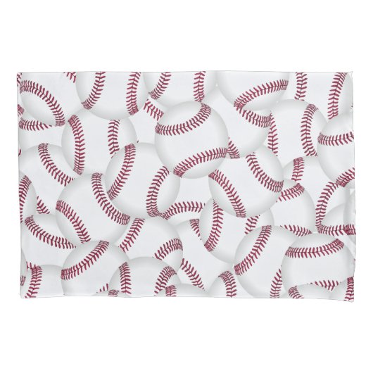 Housse D'oreillers Collection de baseball (devant-gauche)