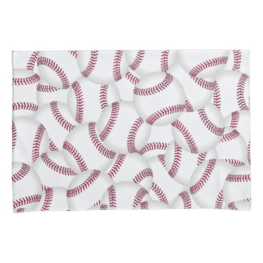 Housse D'oreillers Collection de baseball (devant-Droit)