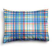 Housse D'oreillers Collection de défilés Blue Plaid
