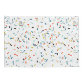 Housse D'oreillers Coloré Confetti Motif Automne (Dos-Droit)